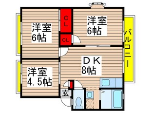 サンライフ９１の物件間取画像